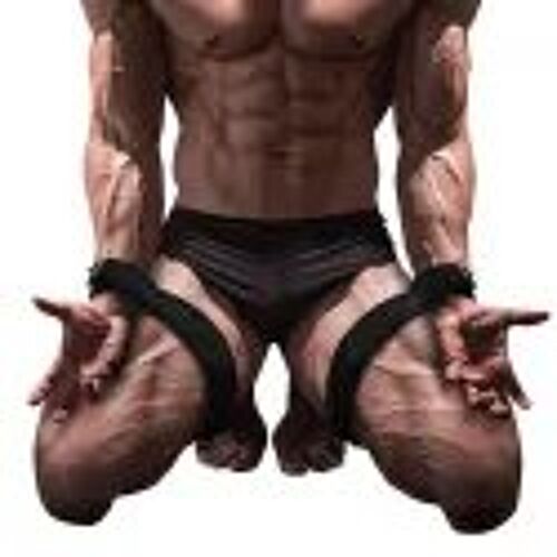 Ouch! Attaches Poignets Et Cuisses Wrist Cuffs Noir