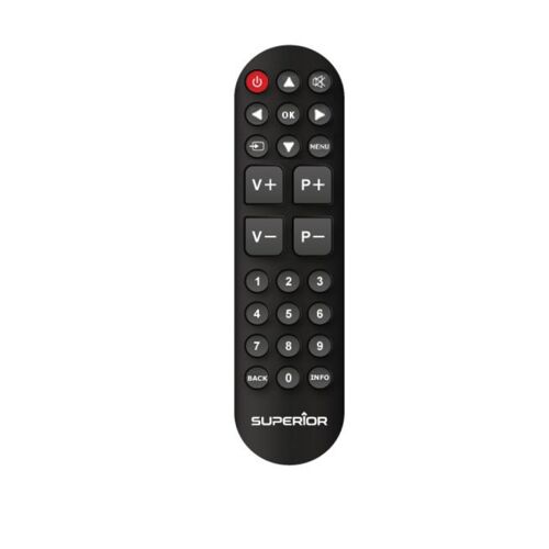 SOS Accessoire télécommande universelle "grosses touches" pour TV LG Panasonic Philips Samsung et Sony sans programmation Télévision (8054242080728 READY5S )