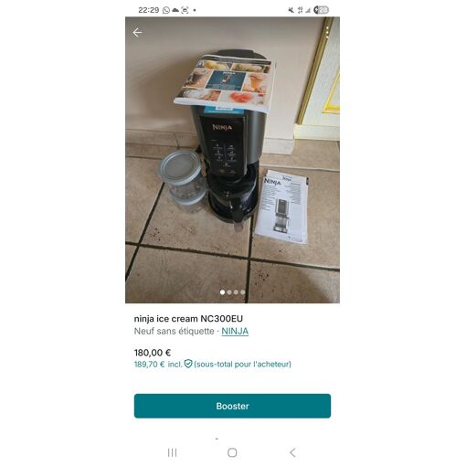 Clatronic ICM 3764 Machine à Glace 1500ml avec Recettes