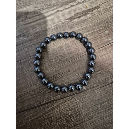 Bracelet Litohterapie Pierre Hématite Noire