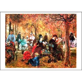 Menzel Adolph Lot Cartes Postales Tableaux Peinture