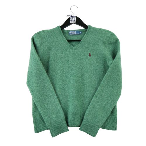 Reconditionné - Pull Femme En Laine Vert - Taille M - Femme - Vert
