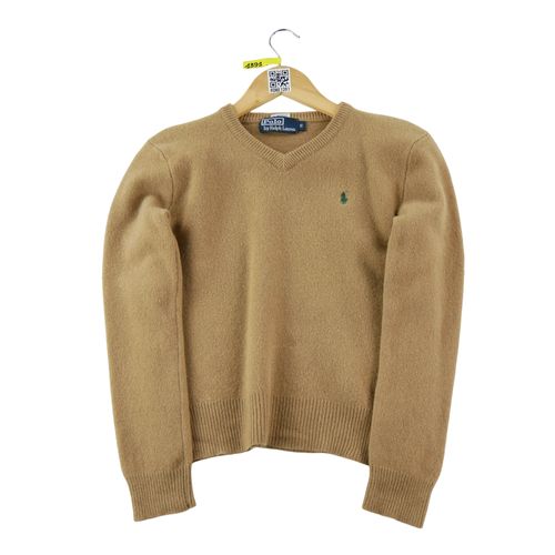 Reconditionné - Pull Femme En Laine Beige - Taille S - Femme - Beige