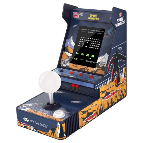 My Arcade Joystick Player Portable Space Invaders console de jeux portables 3.5" Noir, Bleu, Ocre, Rouge