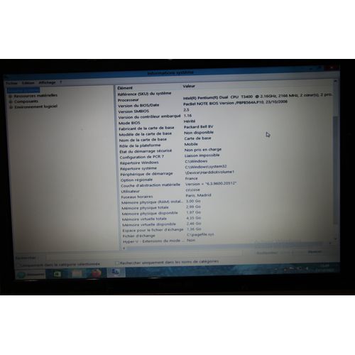 Packard Bell ordinateur portable