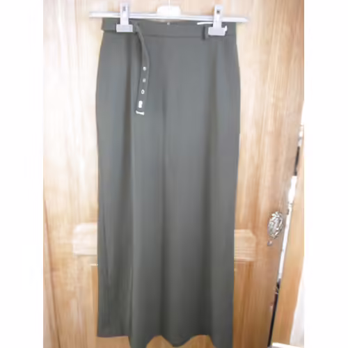 Très Jolie Jupe Longue Femme Kaki "Etam" Taille 36 Idée Cadeau