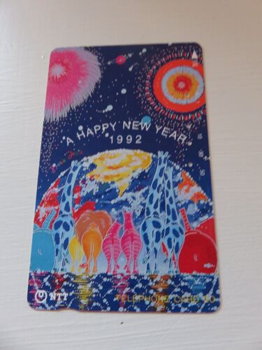 Télécarte "Happy New Year 1992" - Ntt
