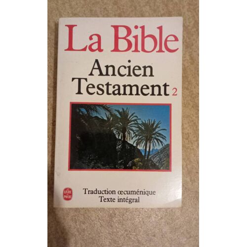 Livre De Poche Collector Version 1979: La Bible Ancien Testament 2 , Texte Intégral. Excellent État.