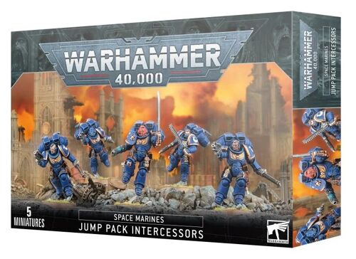 Warhammer 40,000 ( 40k ) - Space Marines : Jump Pack Intercessors 48-13