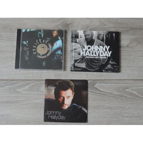 Album Cd Johnny Hallyday X 2 + Cadeau