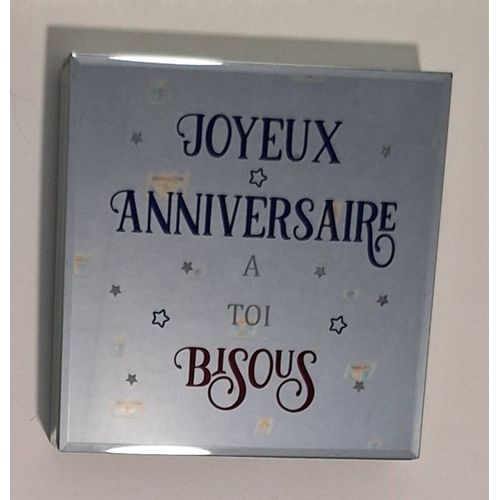 Cadre miroir lumineux Joyeux anniversaire
