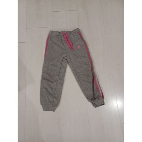 Jogging Adidas Rose Et Gris,Taille 3-4 Ans
