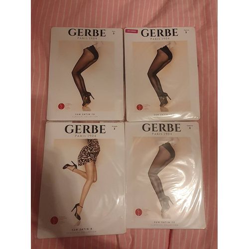 Lot De 4 Collants Gerbe T.3 Neufs