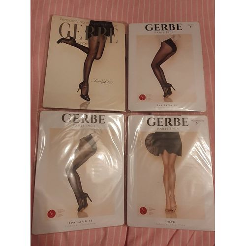 Lot De 4 Collants Gerbe T.3 Neufs