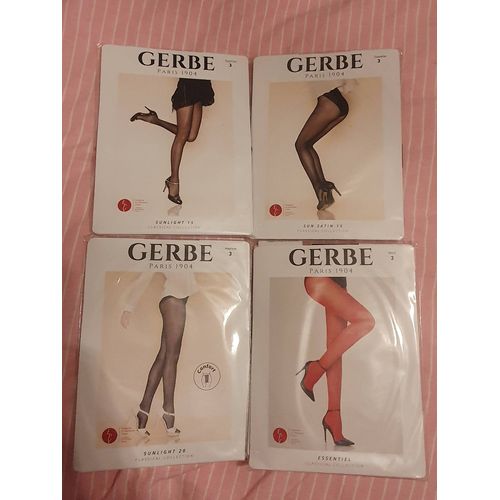 Lot De 4 Collants Gerbe T.3 Neufs