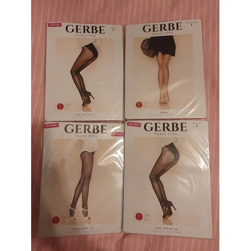 Lot De 4 Collants Gerbe T.3 Neufs