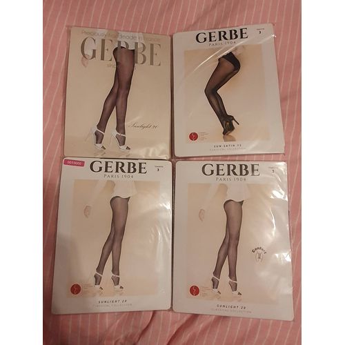 Lot De 4 Collants Gerbe T.3 Neufs