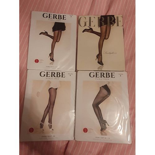 Lot De 4 Collants Gerbe T.3 Neufs