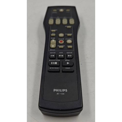 Télécommande Philips RT 134 Pour TV télévision magnétoscope de la marque et décodeur touches décrites en français