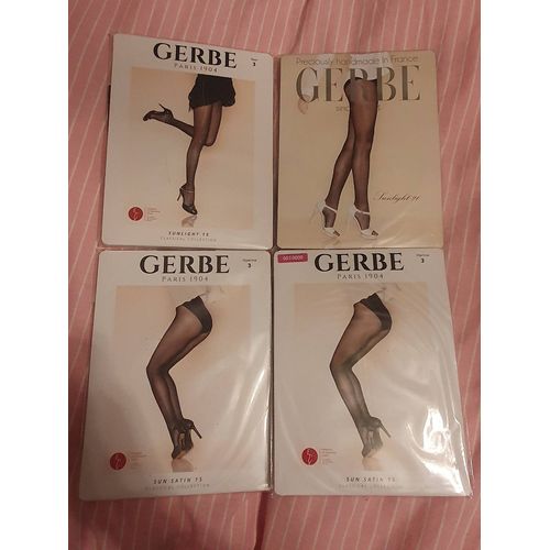 Lot De 4 Collants Gerbe T.3 Neufs