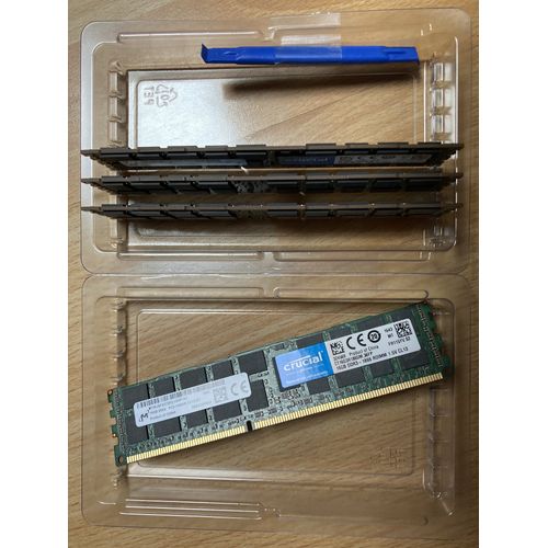 Mémoire Crucial (4x16 Go) DDR3 ECC RDIMM 1866 MHz Mac Pro 2013