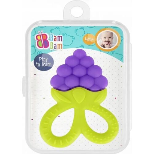 Anneau De Dentition Bambam - M887 - Bam Bam Anneau De Dentition Raisin 9x14x2 Etui 188