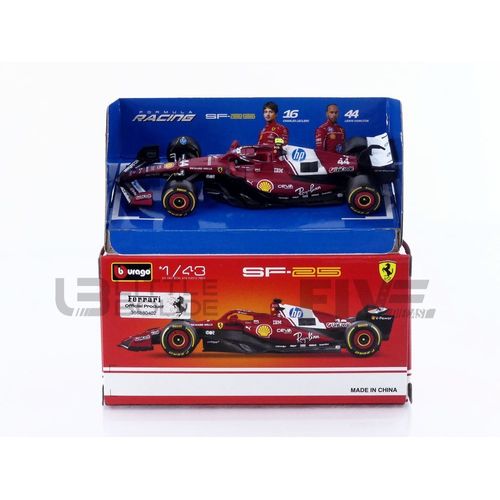 Bburago 1/43 - Ferrari Sf-25 - Season Car Gp 2025 (L. Hamilton) 36852h-Bburago