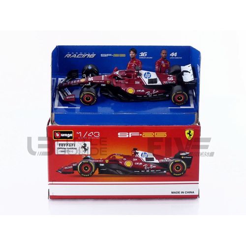 Bburago 1/43 - Ferrari Sf-25 - Season Car Gp 2025 (C. Leclerc) 36852l-Bburago