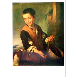 Murillo Bartolomé Esteban Lot 2 Cartes Postales Tableaux Peinture