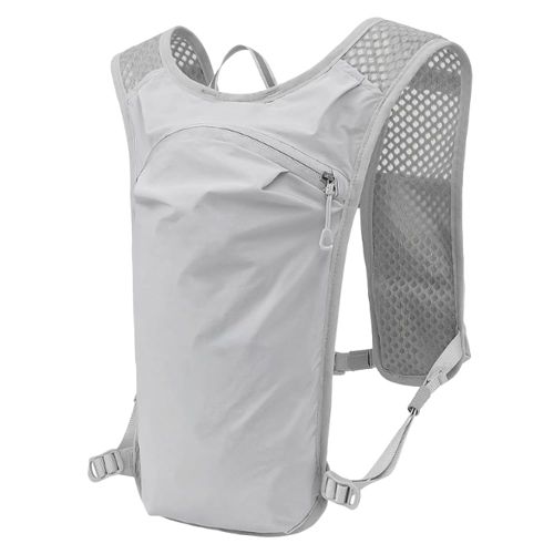 Sac à Dos Hydratation Léger pour Randonnée & Trail Running - Poches pour Téléphone 6.6" & Bouteille 250ML - Respirant & Ajustable