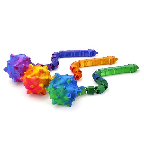 3 packs impression 3D vente chaude météore marteau rétractable déformation décompression jouets pour enfants