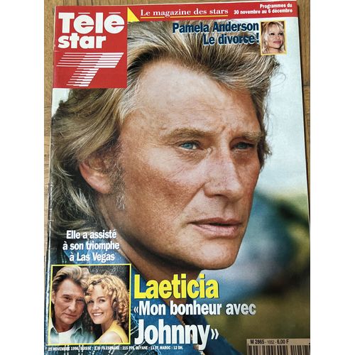 Magazine De Collection Télé Star Avec Johnny Halliday En Couverture 