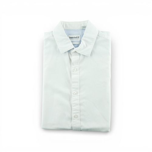 Reconditionné - Chemise Classiques Homme Uni Blanc - Taille S - Homme - Blanc