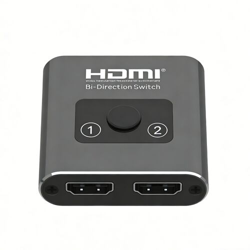 HDMI Switch 4K, CommutateurHDMI 2 entrées 1 Sortie ou 1 entrée 2 Sorties, Splitter HDMI Switch 2.0 Support 4K 3D 1080P PS5/4 Xbox