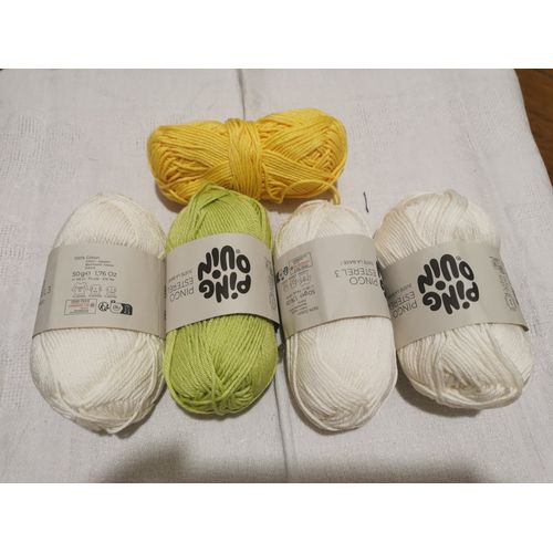 Lot Pelotes De Laine Pingouin Esterel 3