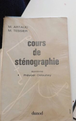 Cours De Sténographie Système Prevost Delaunay 1976