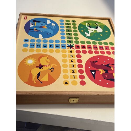 Jeu Jura - Coffret De Jeux Classiques En Bois - 80 Règles 
