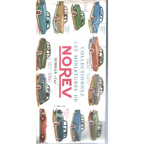 Buvard - Collectionnez Les Miniatures De Norev -