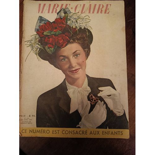 Marie Claire Numéro 275 Du 20 Mars 1943