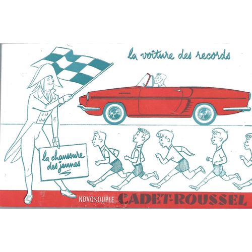 Buvard - Novosouple Cadet-Roussel - Renault Floride