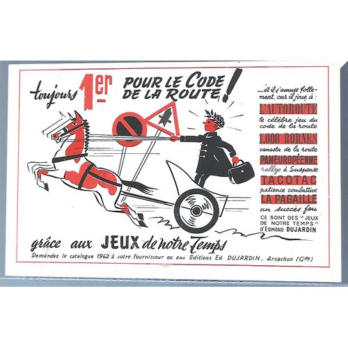 Buvard - Toujours 1er Pour Le Code De La Route ! Dimensions 16 X 10.50 Cm