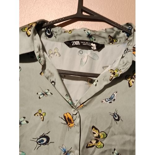 Chemise Imprimé Satin Zara