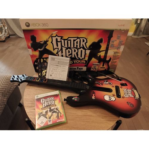 Guitar Heroes World tour (jeux vidéo + guitar manette)