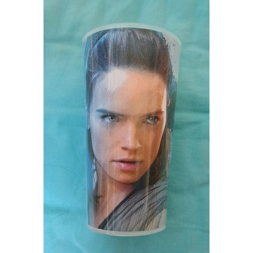 Verre Rey De Star Wars En Plastique - Envoi Très Rapide Et Soigné.