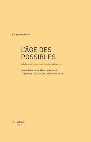 L'âge Des Possibles