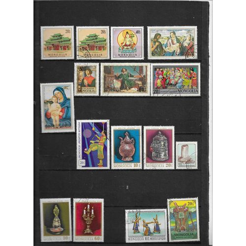 Mongolie 2 Timbres Neufs Et 19 Oblitérés 1970
