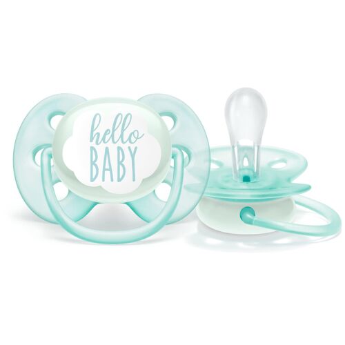 Philips Avent Scf522/01 Tétine Pour Bébé Sucette Ultra Souple Orthodontique Silicone Bleu
