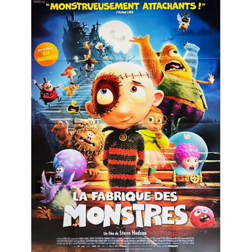 La Fabrique Des Monstres (Stitch Head) - Véritable Affiche De Cinéma Pliée - Format 120x160 Cm - De Steve Hudson, Toby Genkel - Animation - 2025