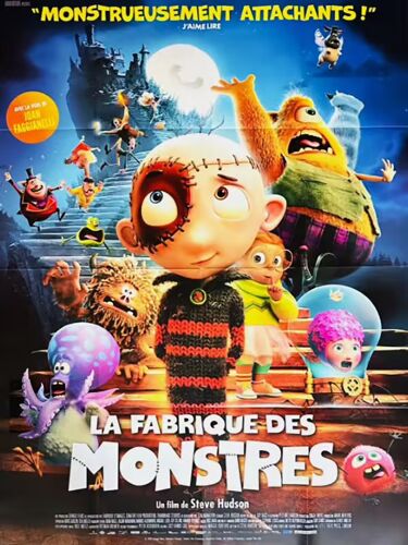 La Fabrique Des Monstres (Stitch Head) - Véritable Affiche De Cinéma Pliée - Format 120x160 Cm - De Steve Hudson, Toby Genkel - Animation - 2025