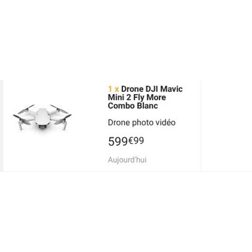 Drone Dji Mavic Mini 2 Fly More Combo Blanc